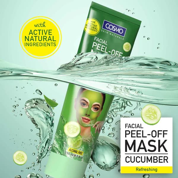 ماسک لایه بردار خیار 150 میل کازمو – PEEL OFF MASK — تصویر ۲