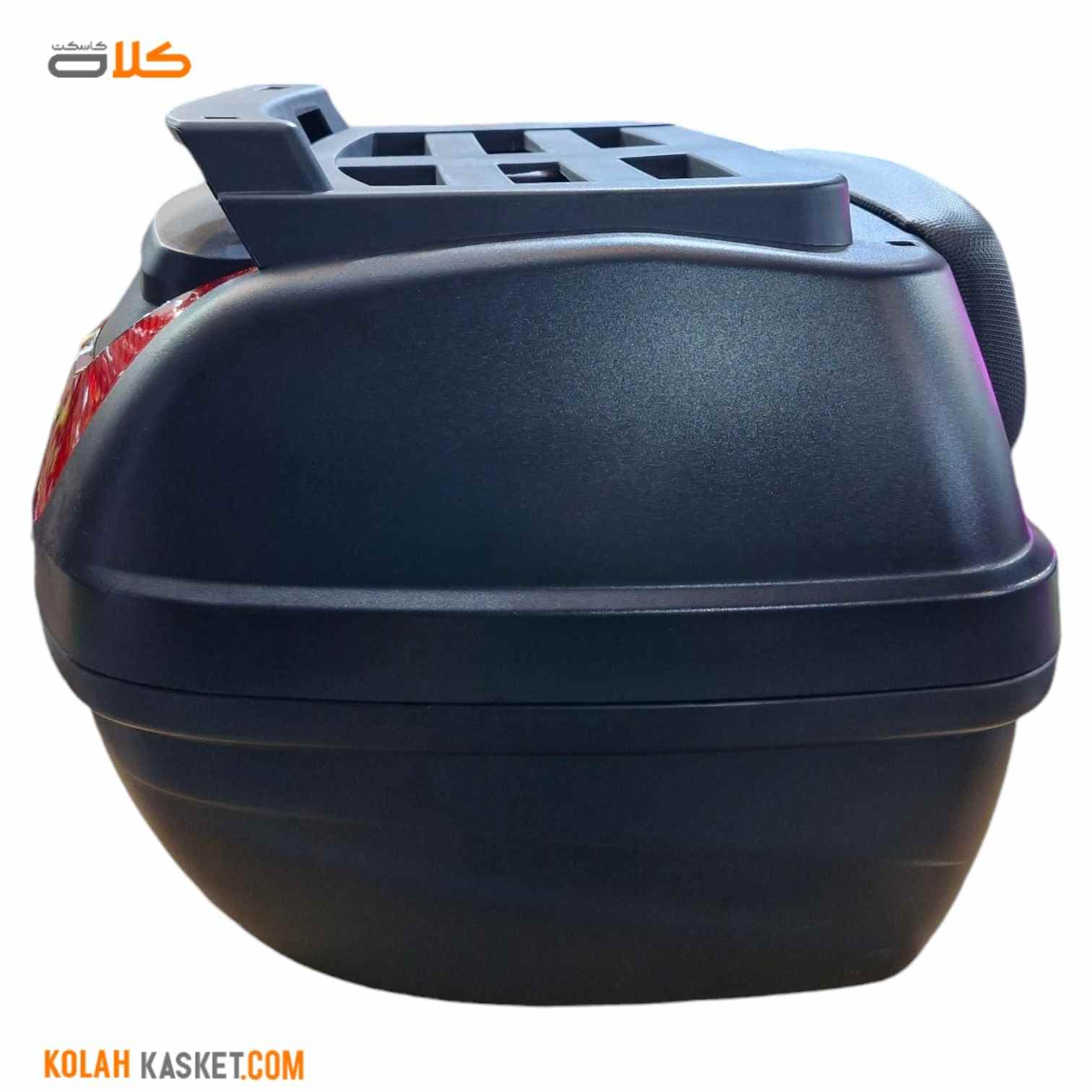 باکس موتور سیکلت سایز متوسط TEKNO رنگ مشکی کد 658 — تصویر ۳