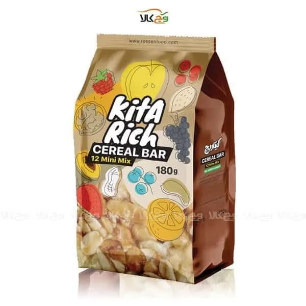 انرژی بار مینی میکس گیاهی – 180 گرمی – کیتاریچ