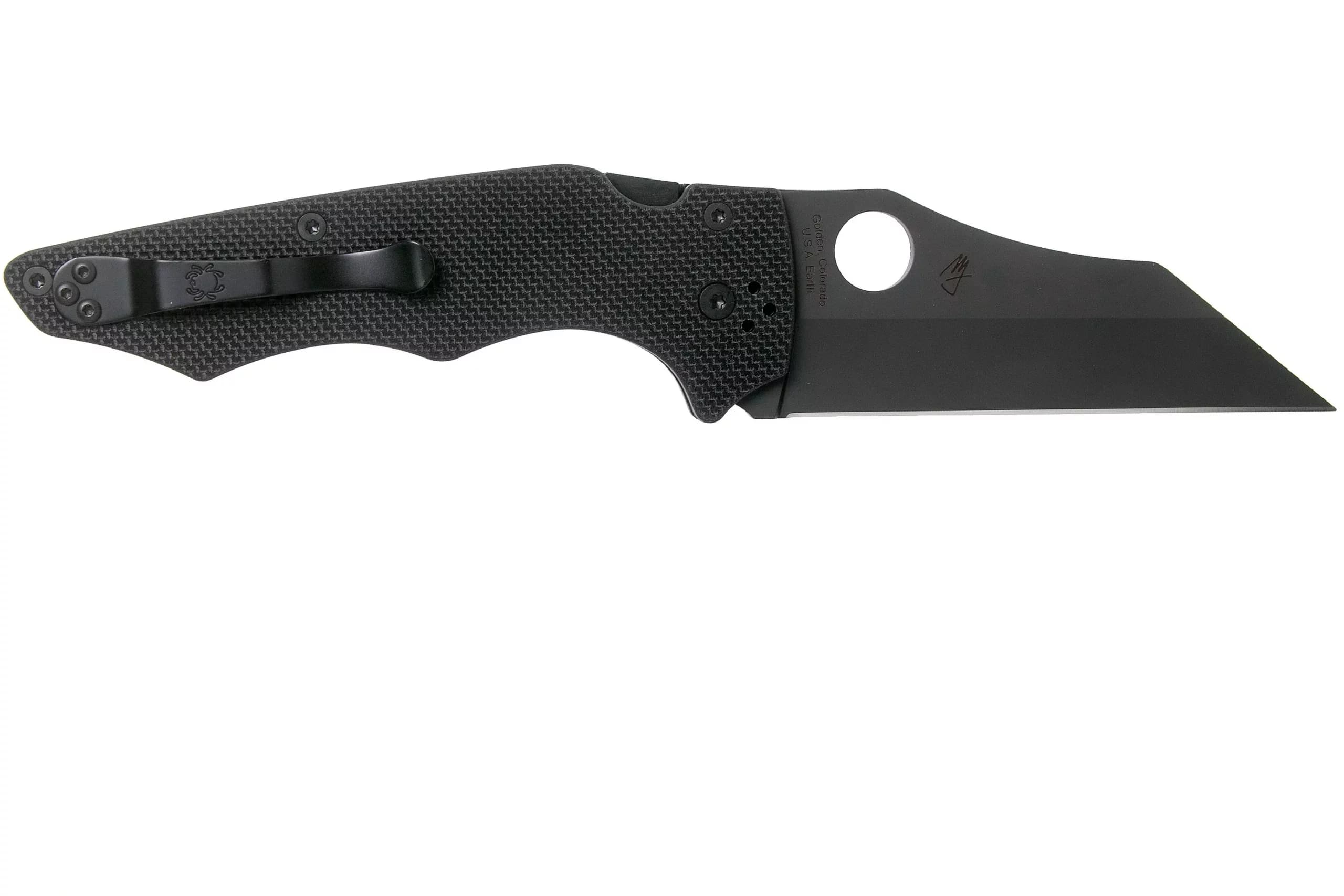چاقو یوجومبو اسپایدرکو Spyderco YOJUMBO™ BLACK BLADE — تصویر ۴