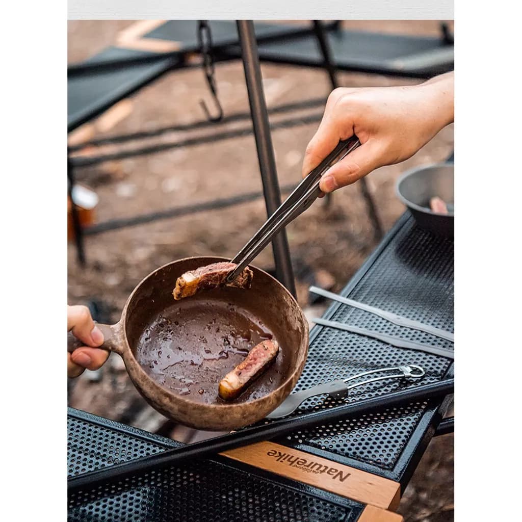 انبر باربیکیو تیتانیومی نیچرهایک بوشکرفت لارج Naturehike Titanium Baking Tongs — تصویر ۲