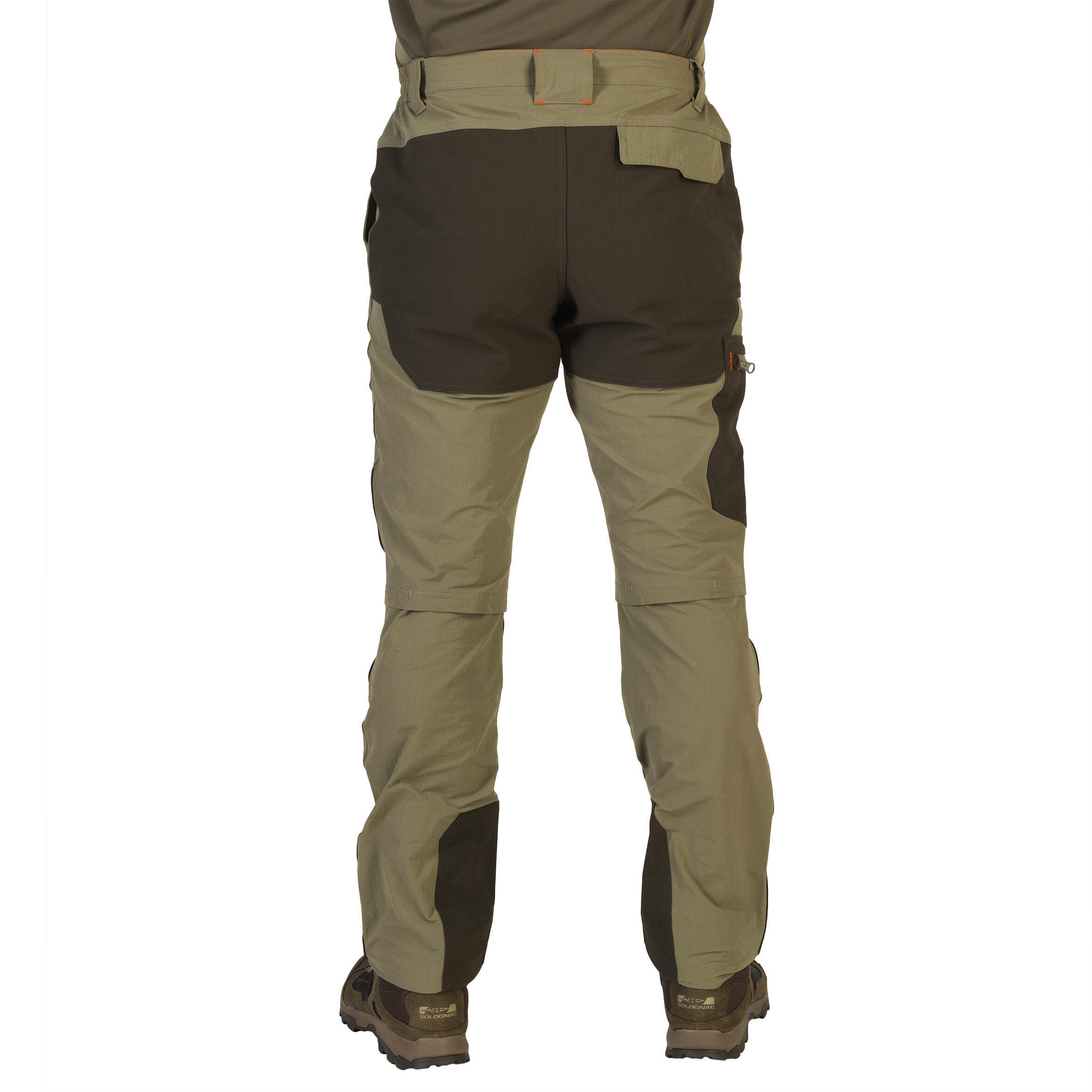شلوار شکار سولوگناک Solognac Men’s Outdoor Trousers – Hunting and Nature Observing – Green – 520 — تصویر ۴