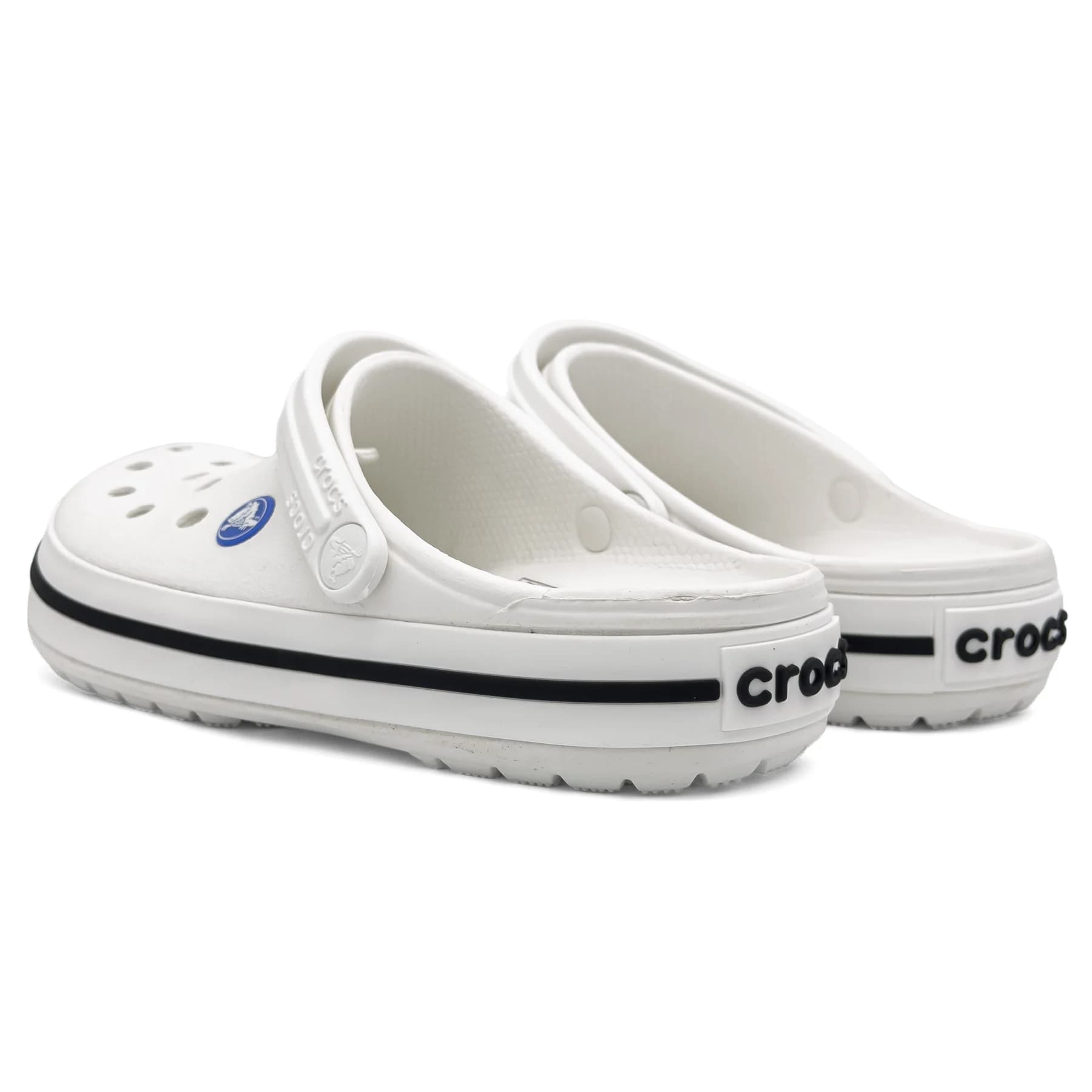 کراکس کروکبند سفید مشکی | Crocs Crocband — تصویر ۸