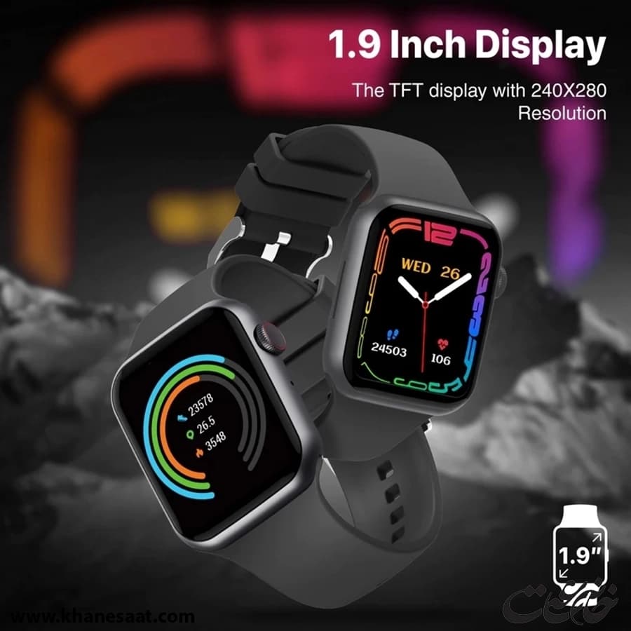 ساعت هوشمند پرومیت مدل XWATCH-B19-GRAPHITE-Gray — تصویر ۱۰
