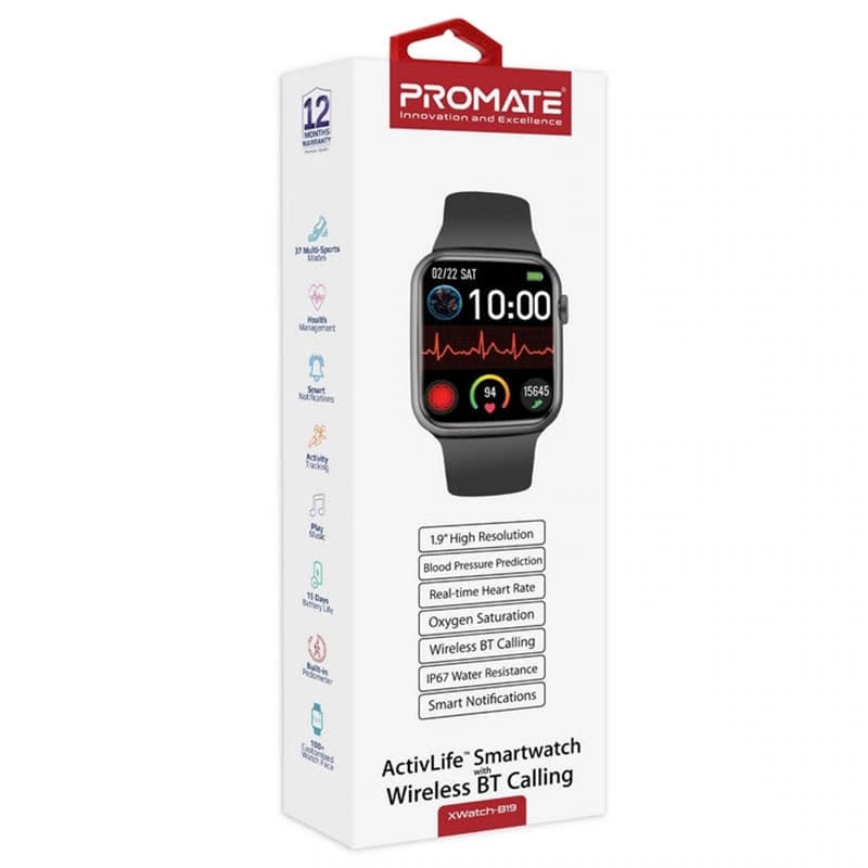 ساعت هوشمند پرومیت مدل XWATCH-B19-GRAPHITE-Gray — تصویر ۵