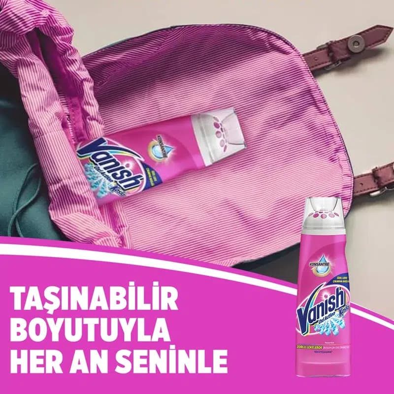 ژل لکه بر لباس ونیش Vanish مدل Oxi Action حجم 200 میل — تصویر ۵