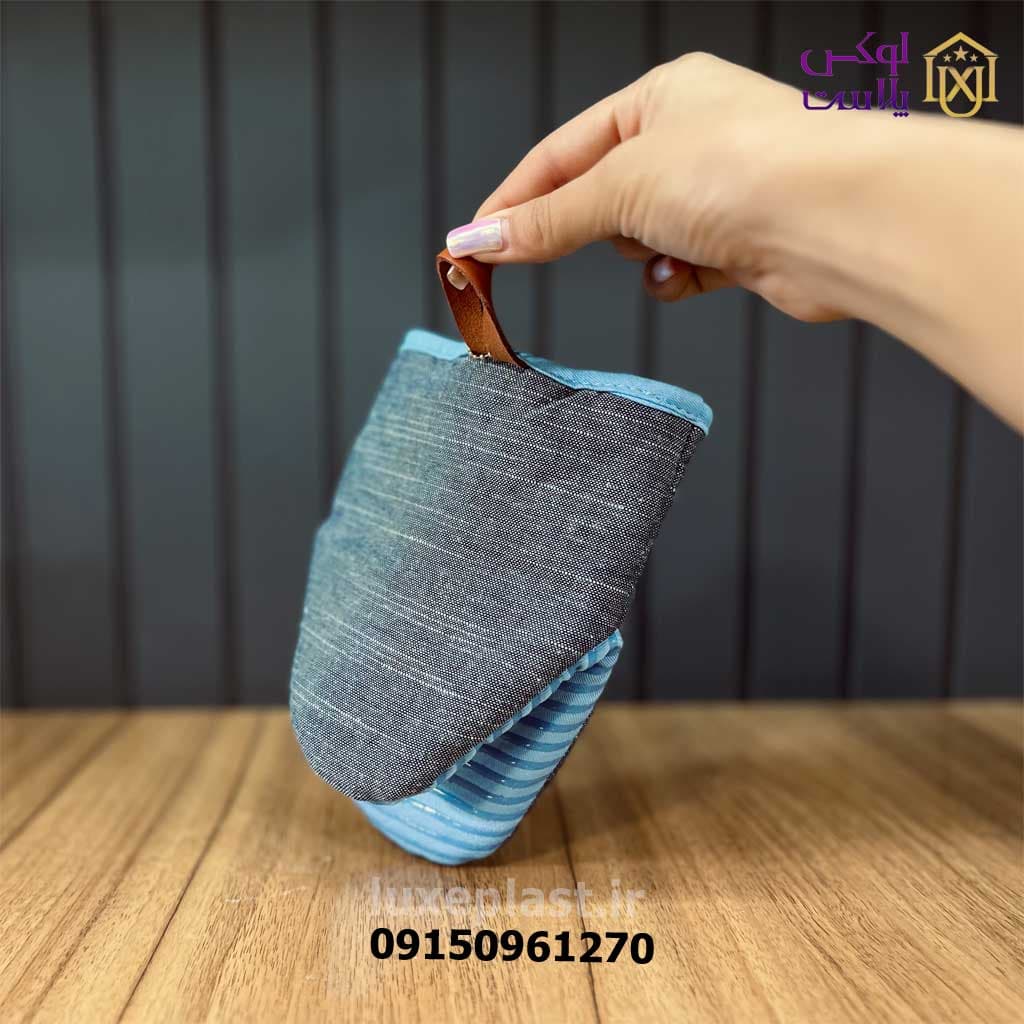 دستکش فر سیلیکونی ساق کوتاه مدل کوسه 4316 — تصویر ۵