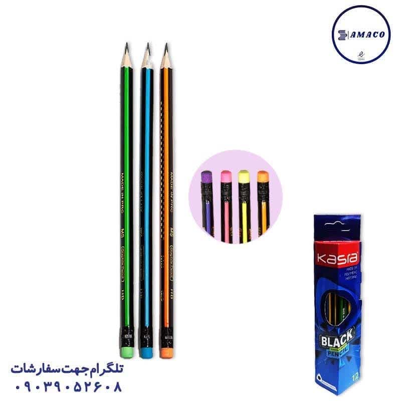 کسرا – مداد مشکی 3 گوش مخطط