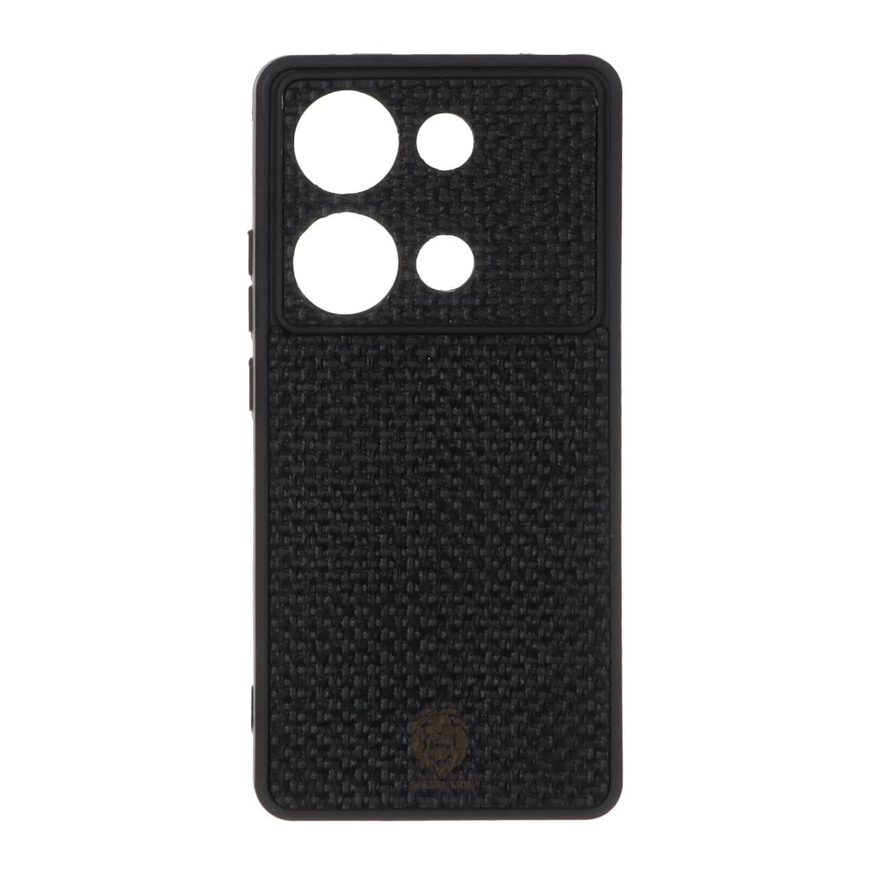 قاب طرح چرم حصیری Golden lion مدل Xiaomi Redmi Note 14S / Note 13 Pro 4G / Poco M6 Pro 4G — تصویر ۲
