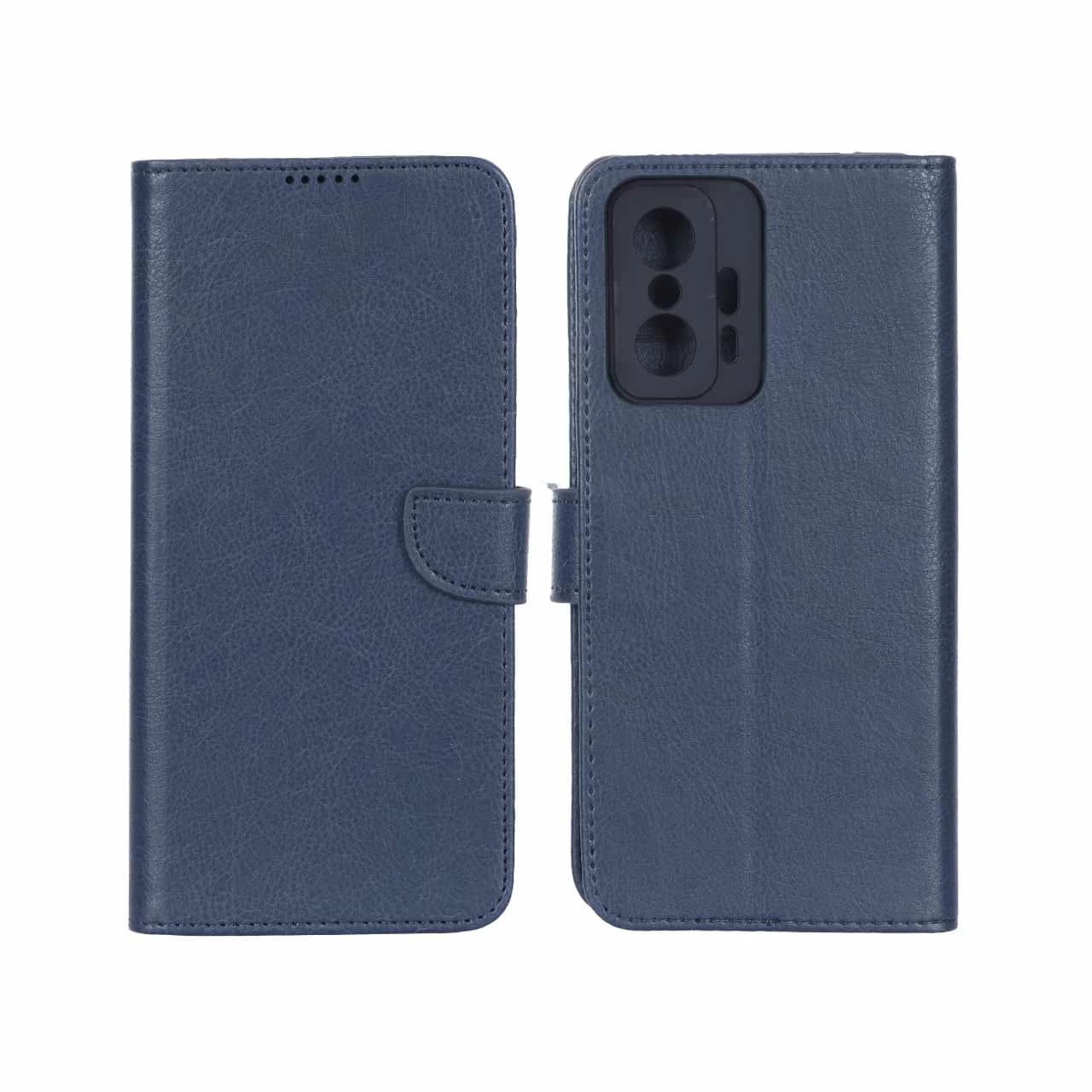 کیف چرمی موبایل مگنتی محافظ لنزدار KRF مدل Xiaomi Mi 11T / Mi 11T Pro — تصویر ۲