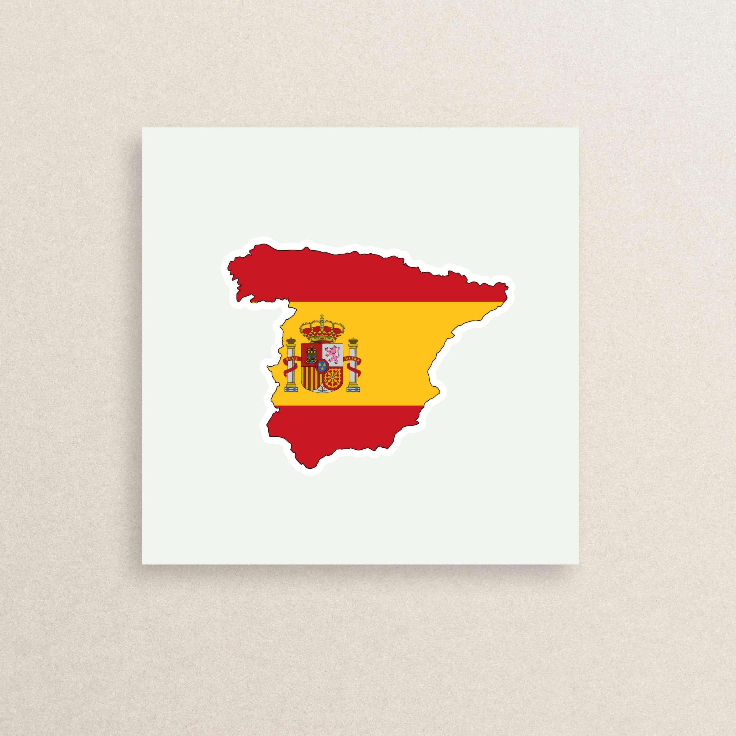 استیکر پرچم اسپانیا 10 | Spain sticker 10