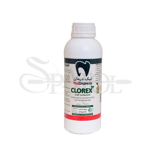 کلرهگزیدین نیک درمان بسته بندی بزرگ 1لیتری Clorex 2% Mega Nik Darman