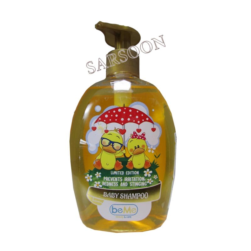 شامپو سر کودک بی می مدل دو جوجه با چتر baby head shampoo beme Model Chicken with umbrella