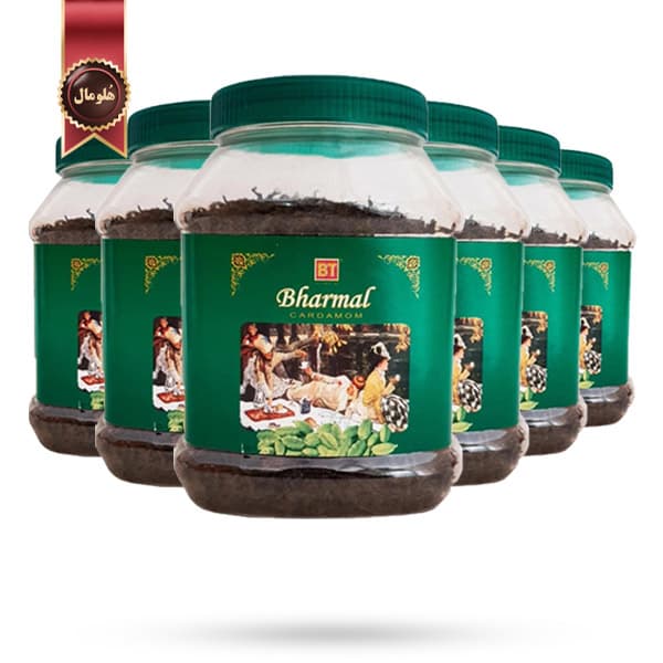 6 عدد چای بارمال Bharmal مدل هل عجیب و غریب Exotic Kardamom وزن 200 گرم (اورجینال)