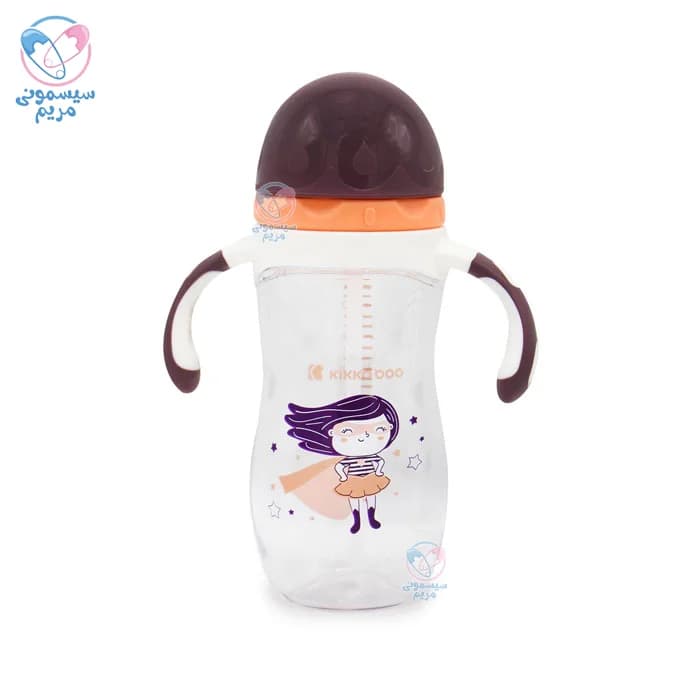 لیوان دسته دار 300 میلی لیتر کیکابو kikkaboo super girl