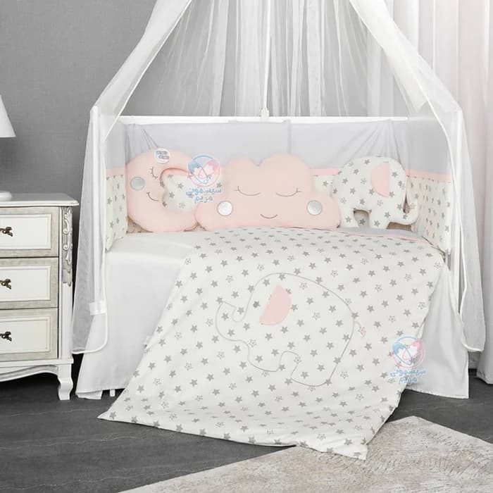 سرویس خواب ۸ تیکه شو بیبی Show Baby فیل و ستاره 4117 — تصویر ۲