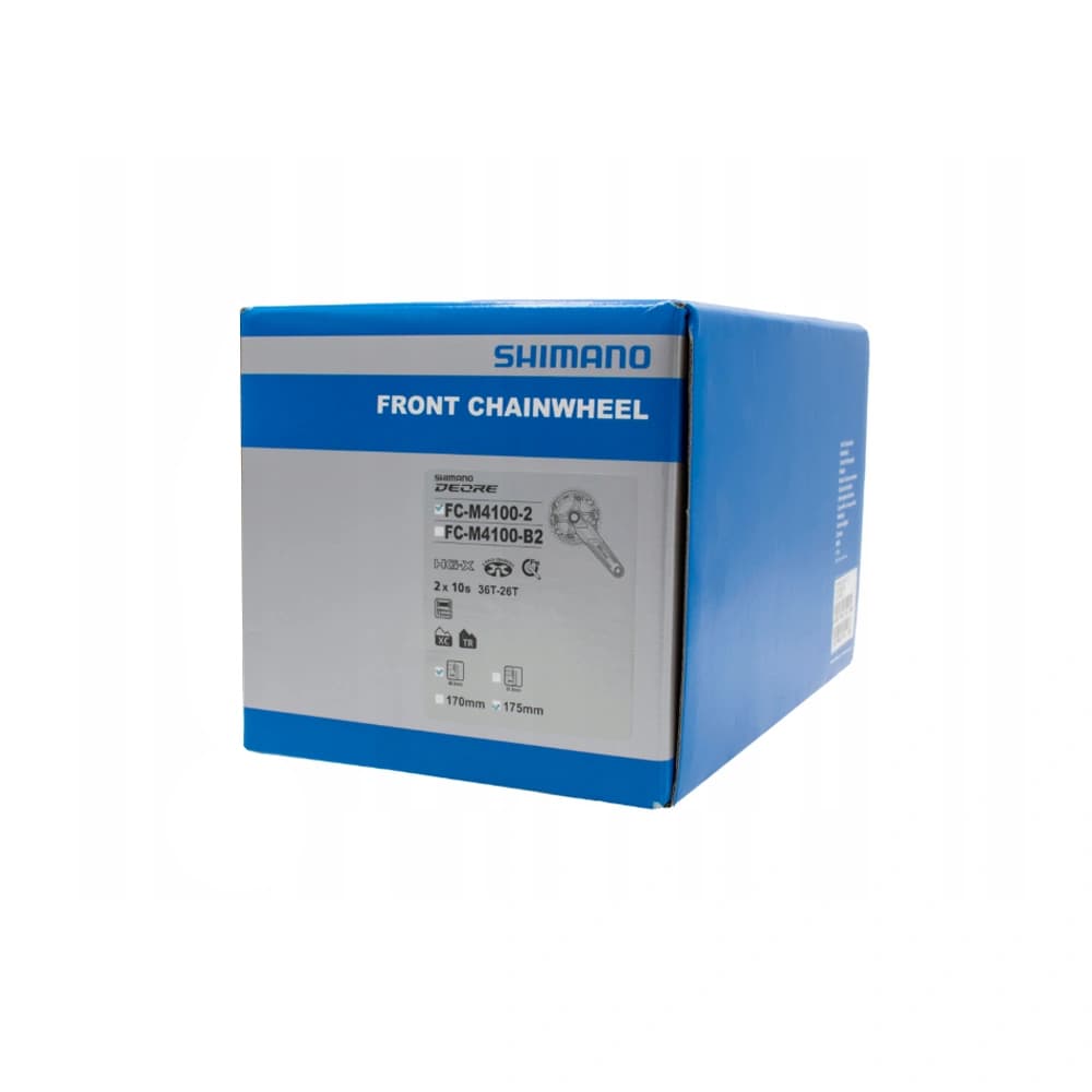 طبق قامه دوچرخه شیمانو مدل SHIMANO DEORE FC-M4100-2 2x10sp 175MM — تصویر ۳