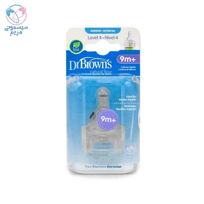سر شیشه لاغر پلیمری دکتر براون Dr. Brown’s — تصویر ۵