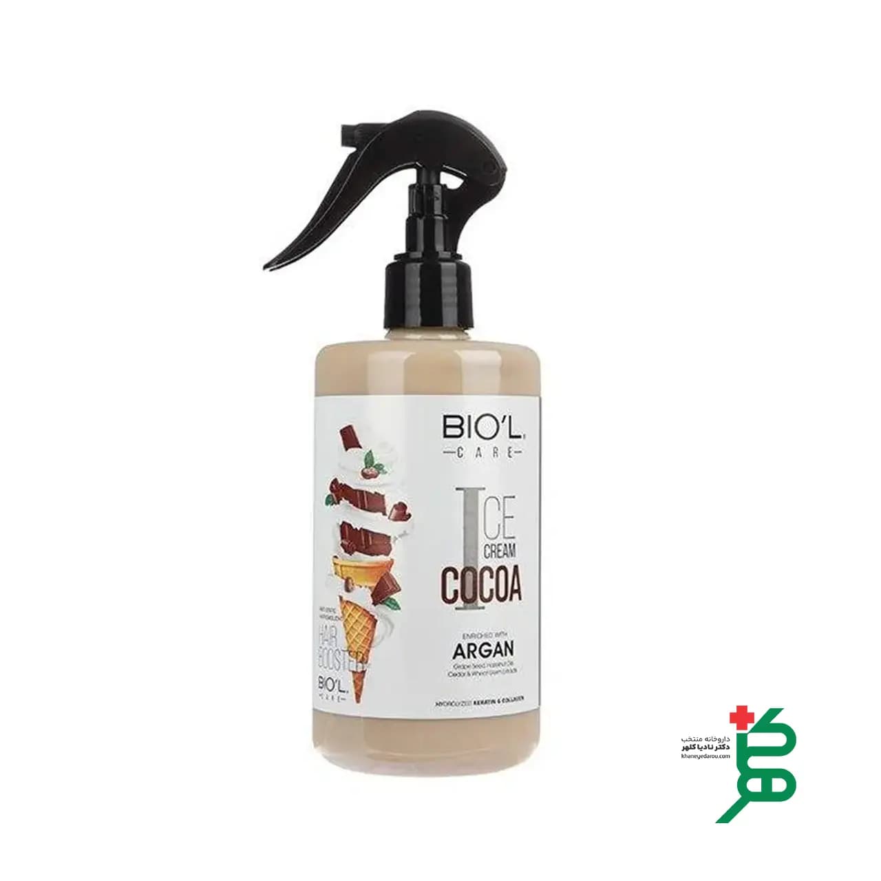 لوسیون مو بیول مدل Ice Cream Cocoa حاوی روغن آرگان