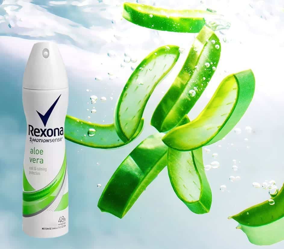 اسپری ضد تعریق زنانه رکسونا ALOE VERA SCENT — تصویر ۳