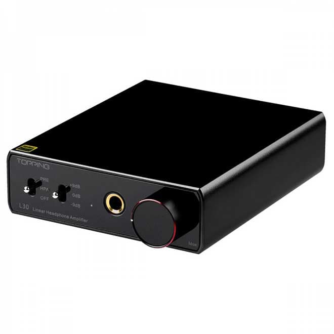 آمپلی فایر هدفون و پری آمپ تاپینگ TOPPING HI-RES Headphone Amplifier Preamplifier Black L30 — تصویر ۴