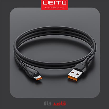 کابل تبدیل USB به USB-C لیتو مدل LD-3 طول 1 متر — تصویر ۳
