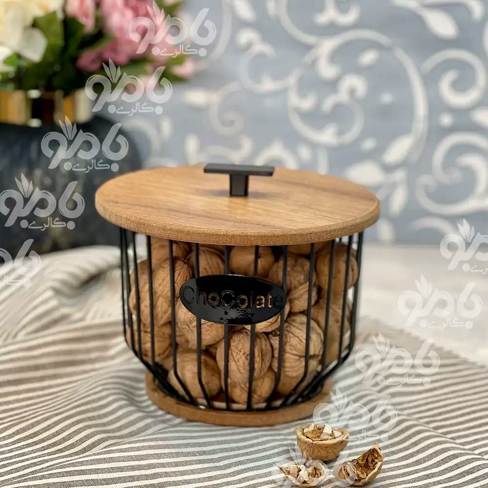 کندی و شکلات خوری چوب فلزی بلوط گرد — تصویر ۲