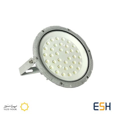 چراغ سوله ای رفلکتور دار 120 وات یزدنور — تصویر ۲