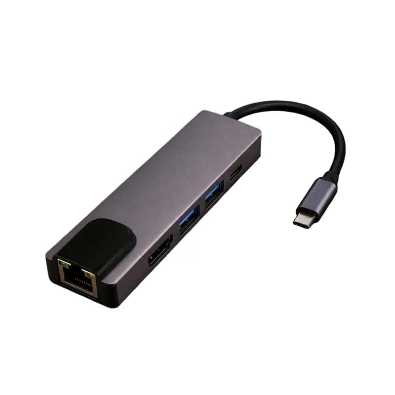 هاب Type-C به 5 پورت ایفورتک