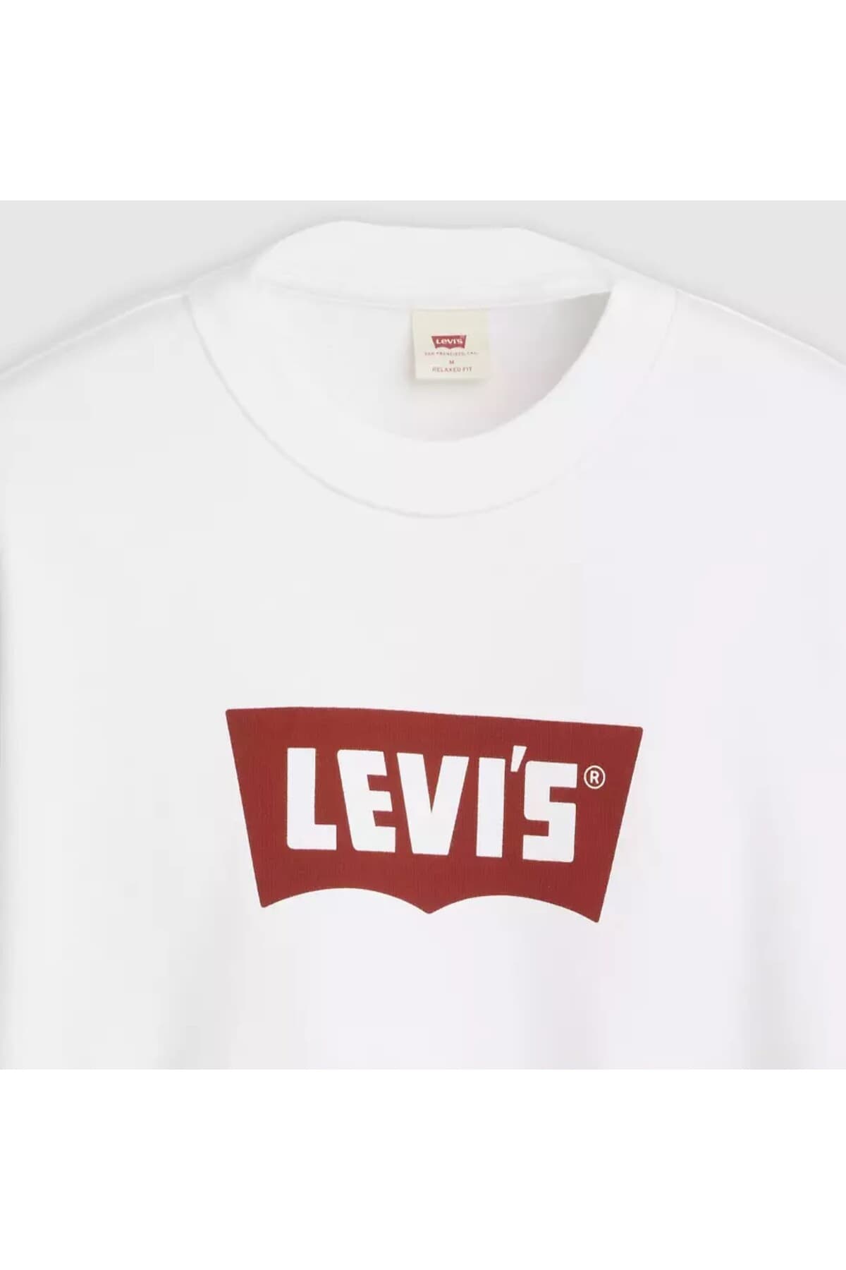 سویشرت لیوایز مردانه 100% پنبه سفید کژوال / روزمره راسته Relaxed/ریلکس بیسیک Daily/روزانه | Levi’s TYCAB70CD24BDA5809BC33F00 TR — تصویر ۶