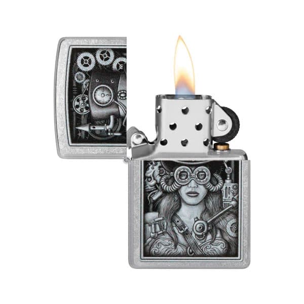 فندک زیپو اصل 48387 Zippo 207 Steampunk Design — تصویر ۴