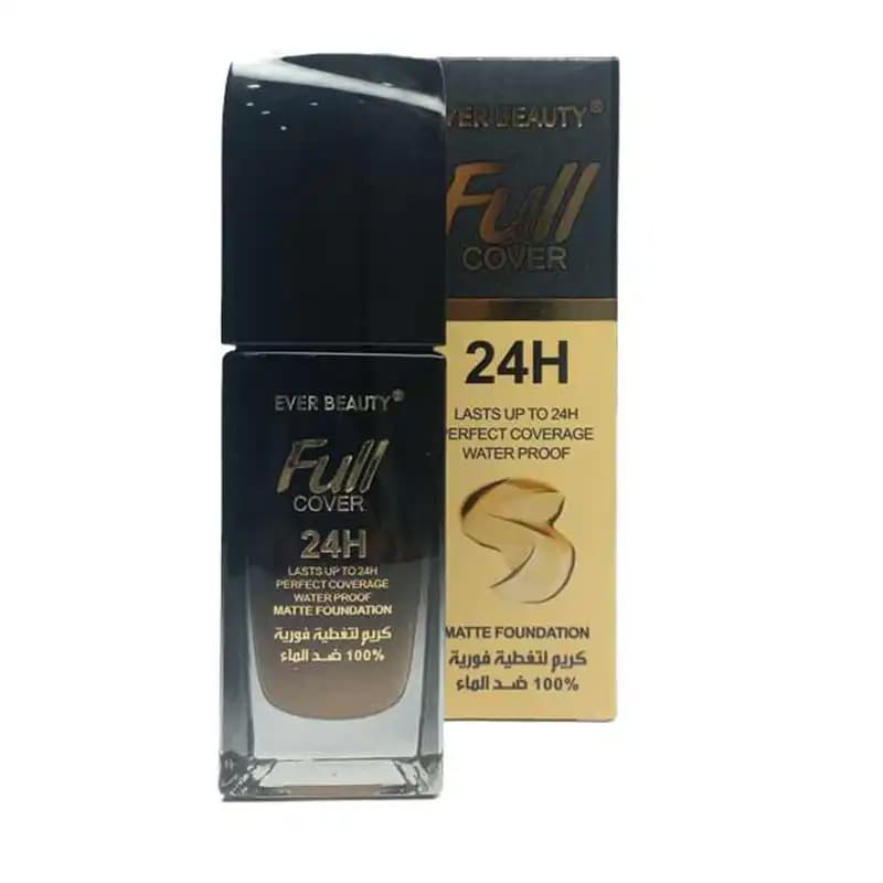 کرم پودر فول کاور اوربیوتی شیشه ای ۲۴ ساعته ever beauty — تصویر ۴