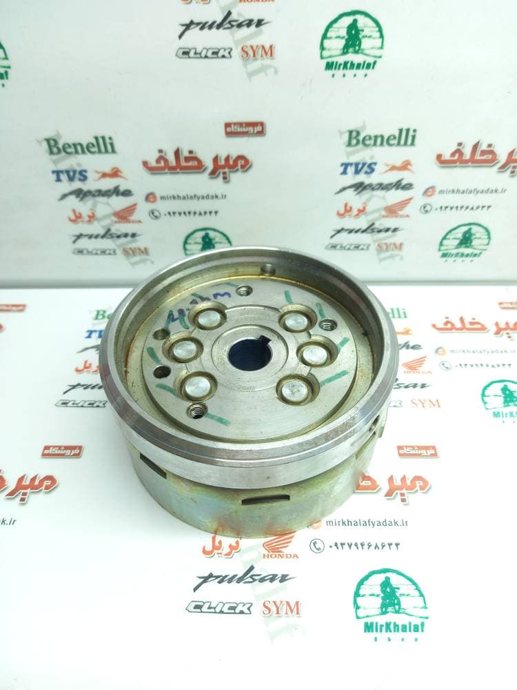 فلکه برق (اهن ربا) دستگاه برق موتور پالس ls 135 ال اس اصلی