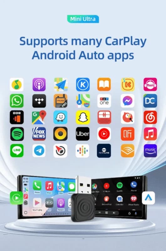 دانگل وایرلس | تبدیل CarPlay و Android Auto به بیسیم نسخه اورجینال و اصلی-ارسال به سراسر ایران — تصویر ۳