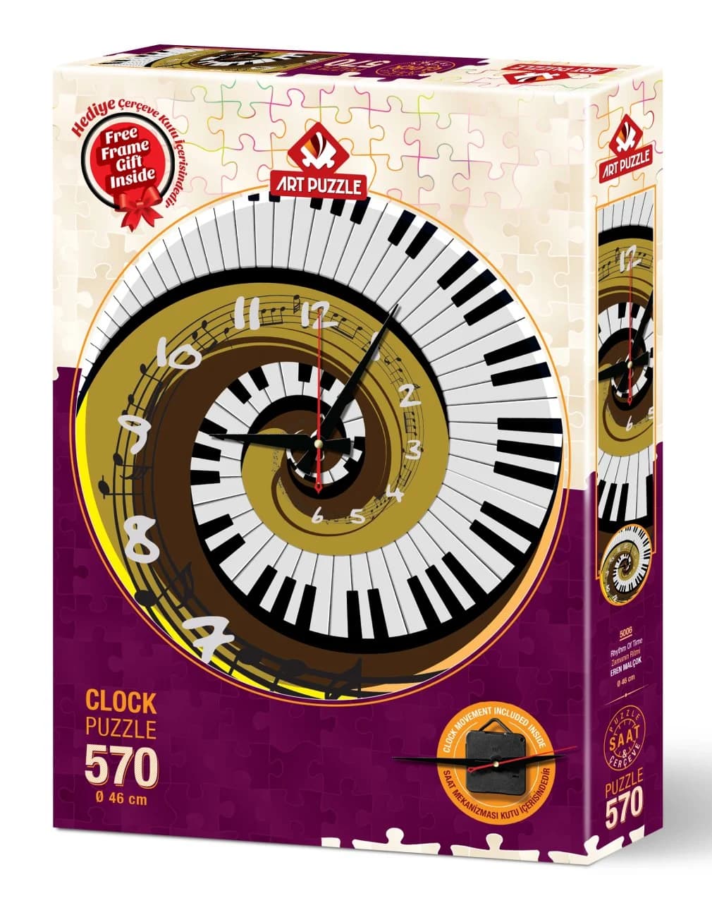 پازل 570 تكه آرت پازل طرح Rhythm of Time كد 5006