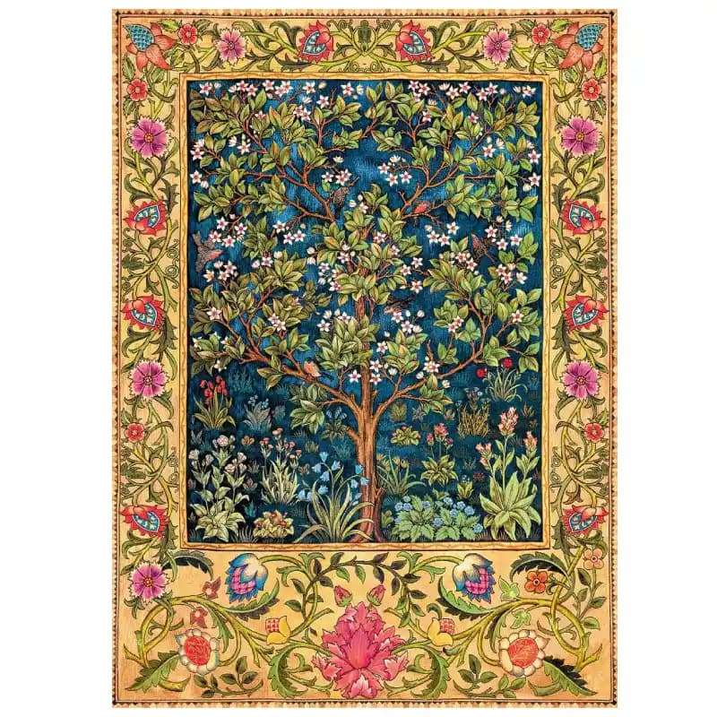 پازل 1000 تکه یوروگرافیک طرح ملیله درخت زندگی کد 5609 — تصویر ۲