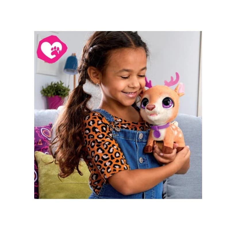 عروسک رباتیک پولیشی مدل گوزن FurReal Walkalots برند Hasbro — تصویر ۲