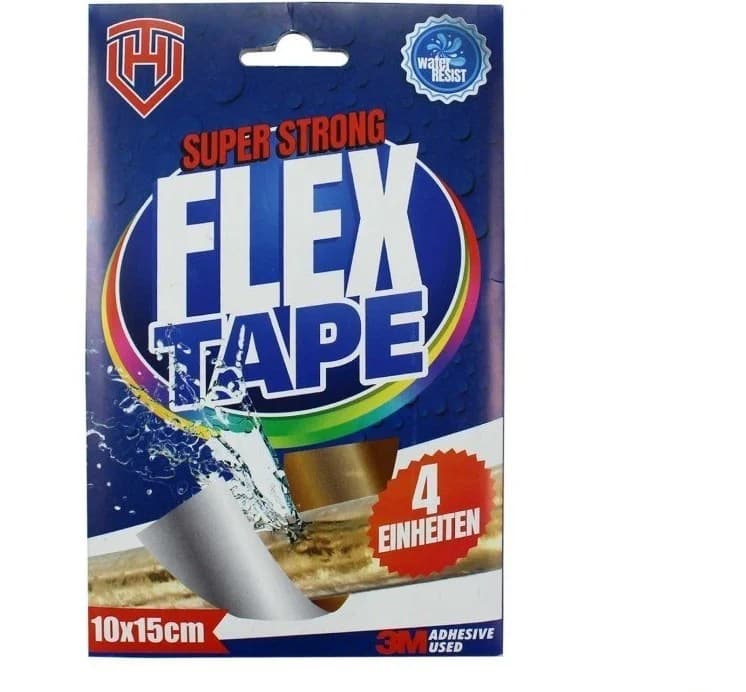 چسب ضد آب نواری 4 عددی 10 در 15 سانتی متر فلکسی تیپ | FLEX TAPE ( آلمان )