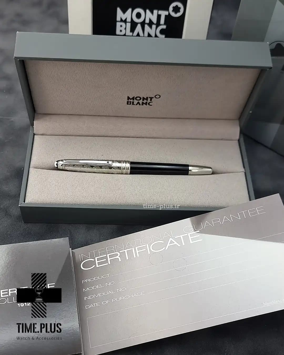 خودکار مون بلان مدل Days black Silver 80 — تصویر ۷