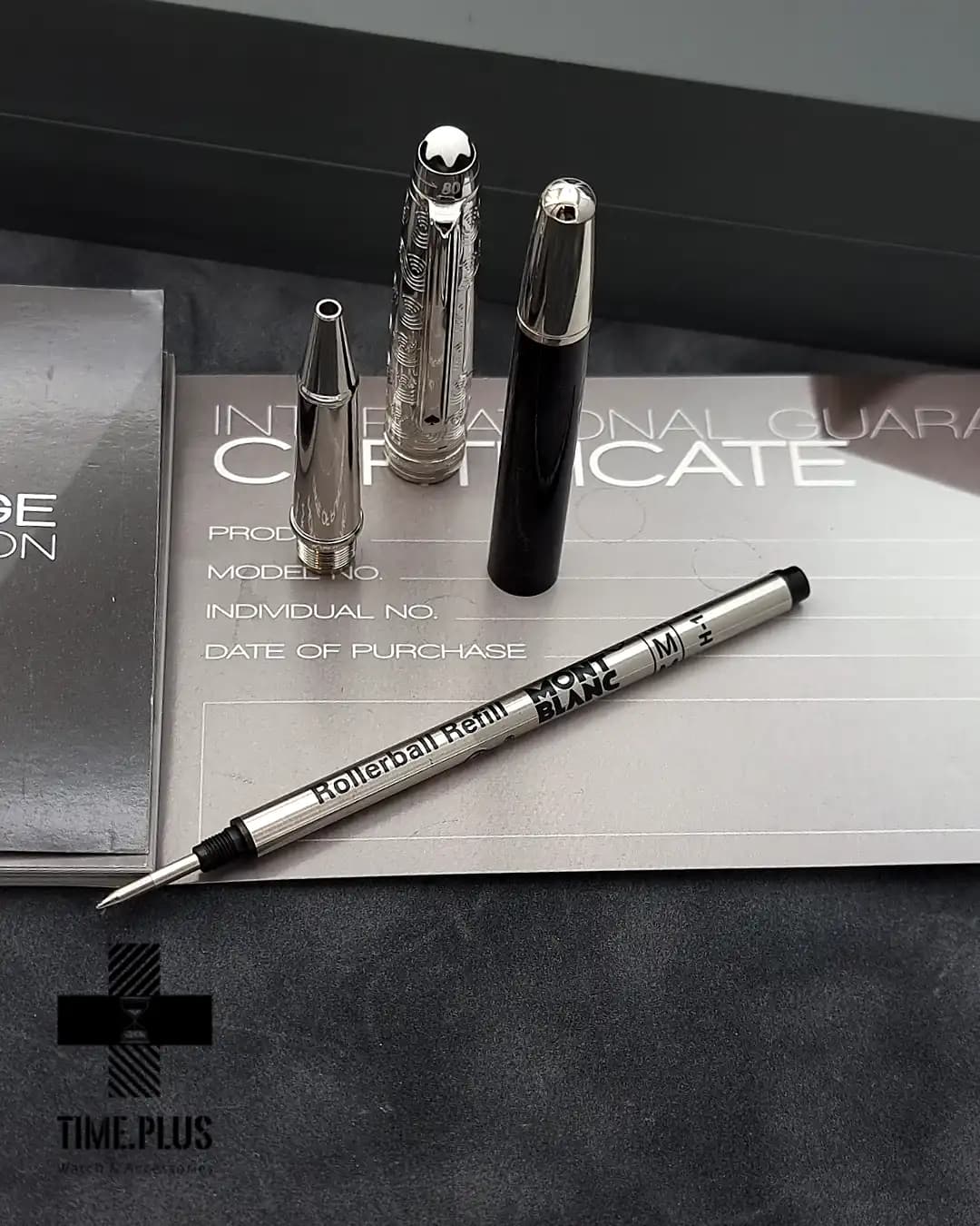 خودکار مون بلان مدل Days black Silver 80 — تصویر ۶