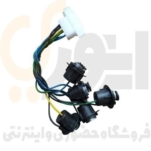 سوکت کامل چراغ خطر عقب پراید 131 سوکت سما الکتریک