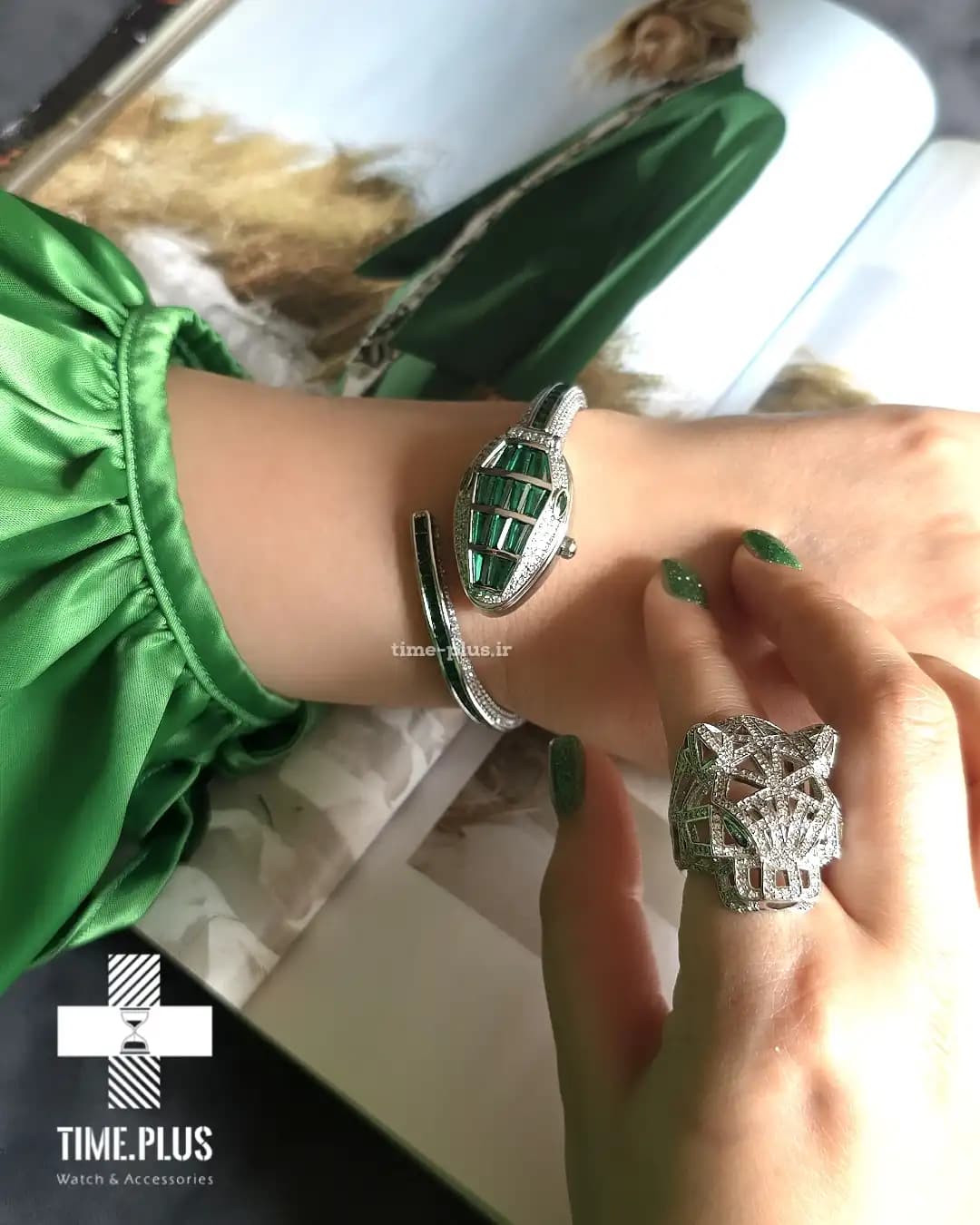 ساعت مچی زنانه بولگاری سرپنتی سکرت اوریگامی — تصویر ۲
