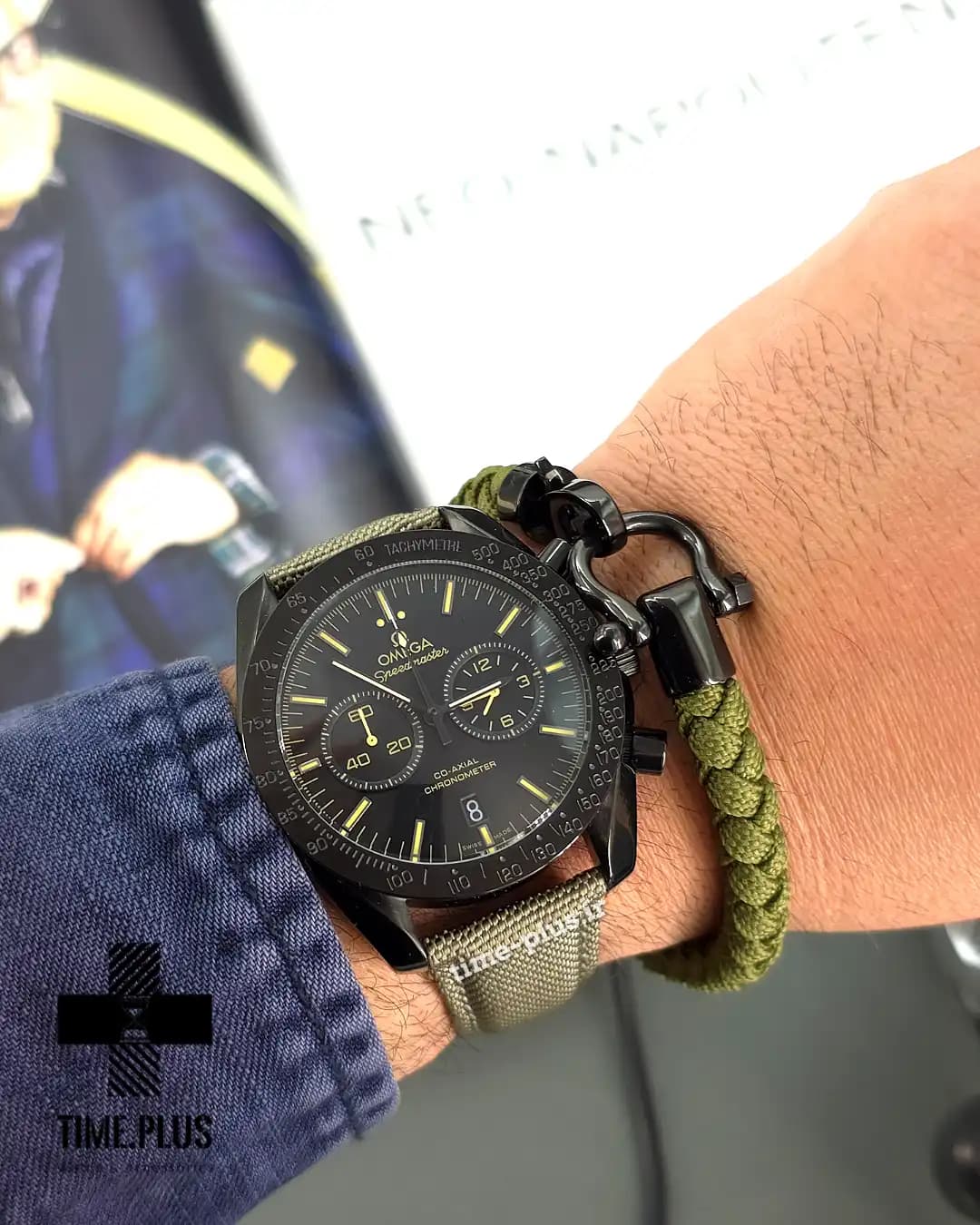 ساعت امگا سی مستر پروفشنال green strap — تصویر ۴