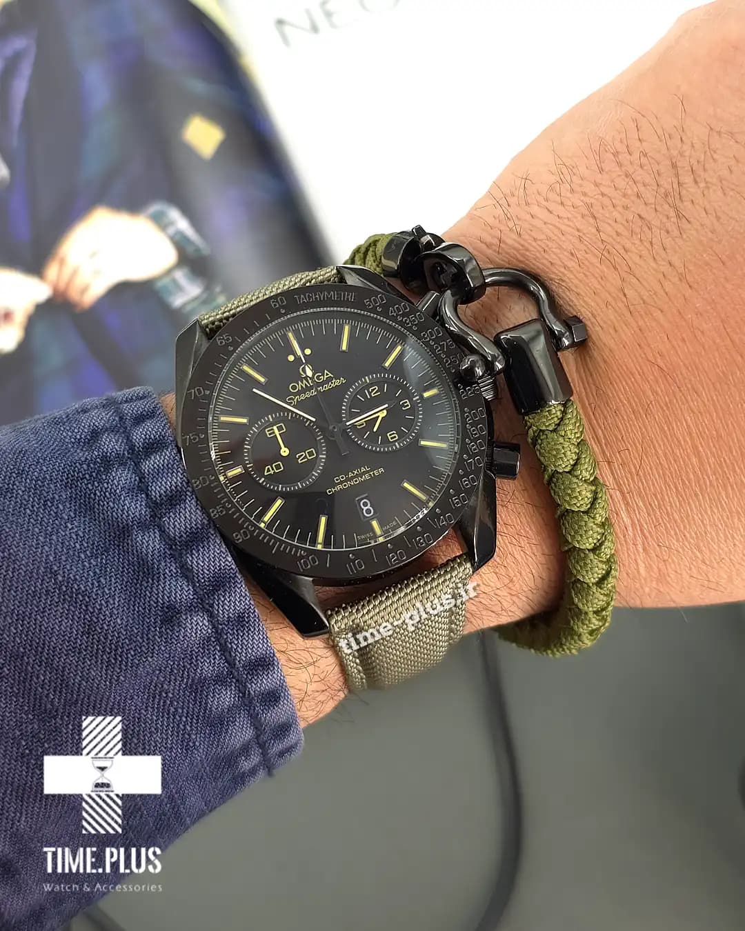 ساعت امگا سی مستر پروفشنال green strap — تصویر ۵