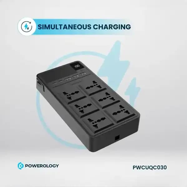 چندراهی برق 2500 وات به همراه کابل جمع شونده پاورولوژی 6AC PWCUQC030 — تصویر ۷