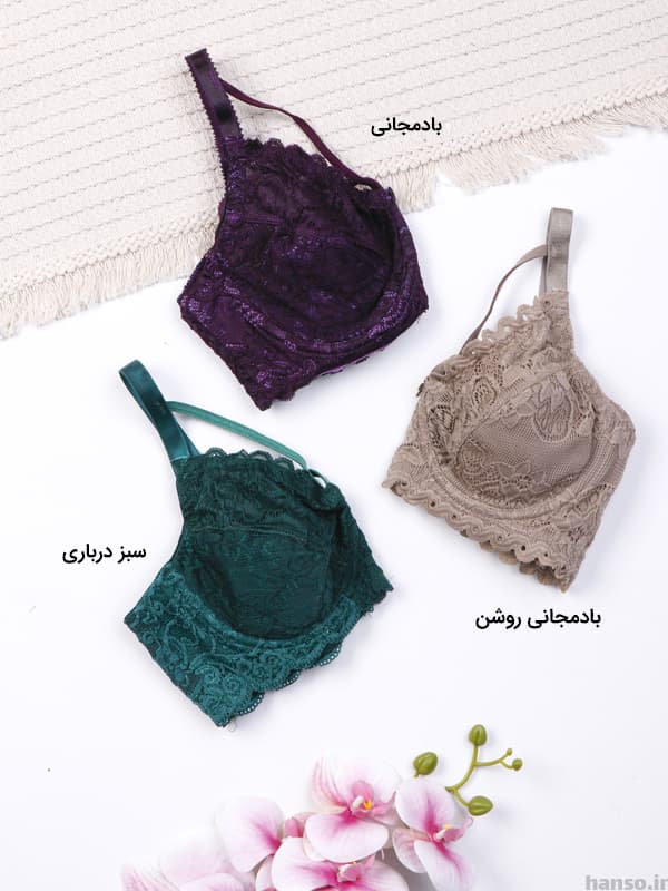 سوتین فنردار هارنس دار دانتل شادی Shadi کد 86 — تصویر ۲