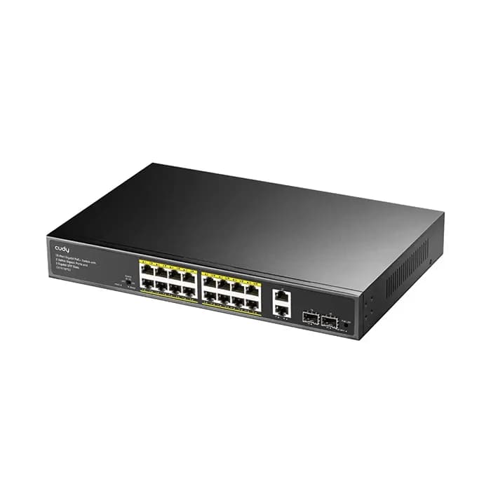 سوئیچ 16 پورت گیگابیتی و رکمونت کودی مدل GS1018PS2 — تصویر ۲