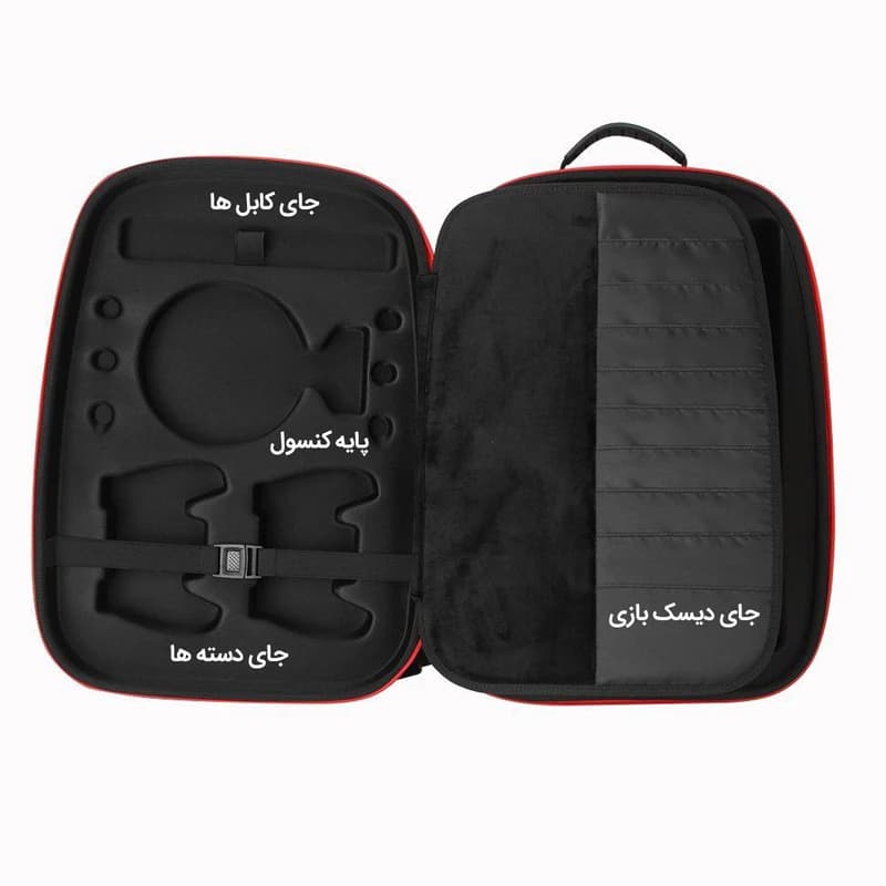 کیف حمل کنسول پلی استیشن 5 مدل DeadSkull طرح کوله پشتی — تصویر ۲