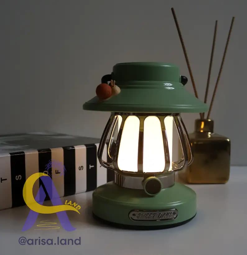 چراغ خواب شارژی کمپ طرح فانوس — تصویر ۳