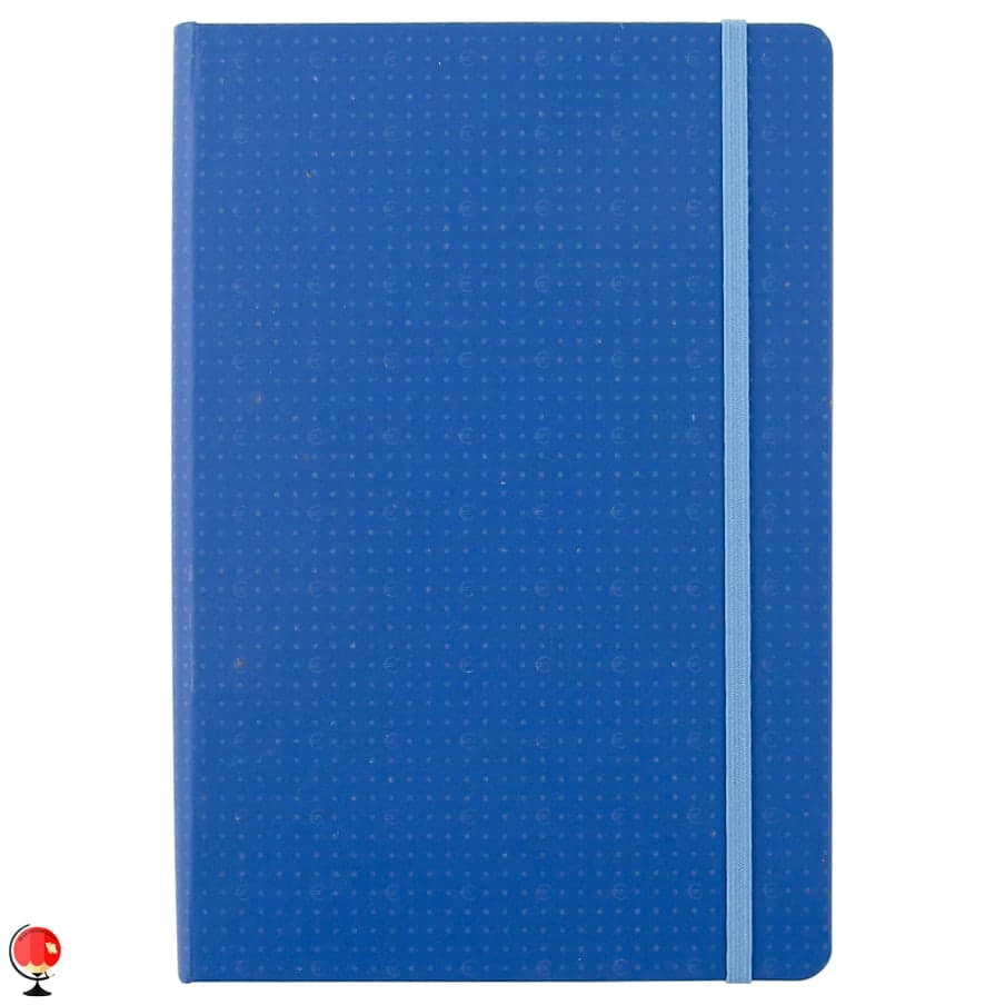 دفتر یوروپن مدل Hard Cover Medium رنگ آبی — تصویر ۲